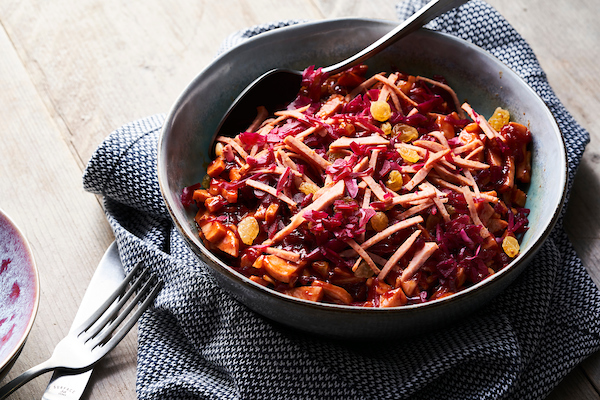 Griekse shoarma salade